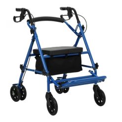 Steel Rollator Walker with Seat